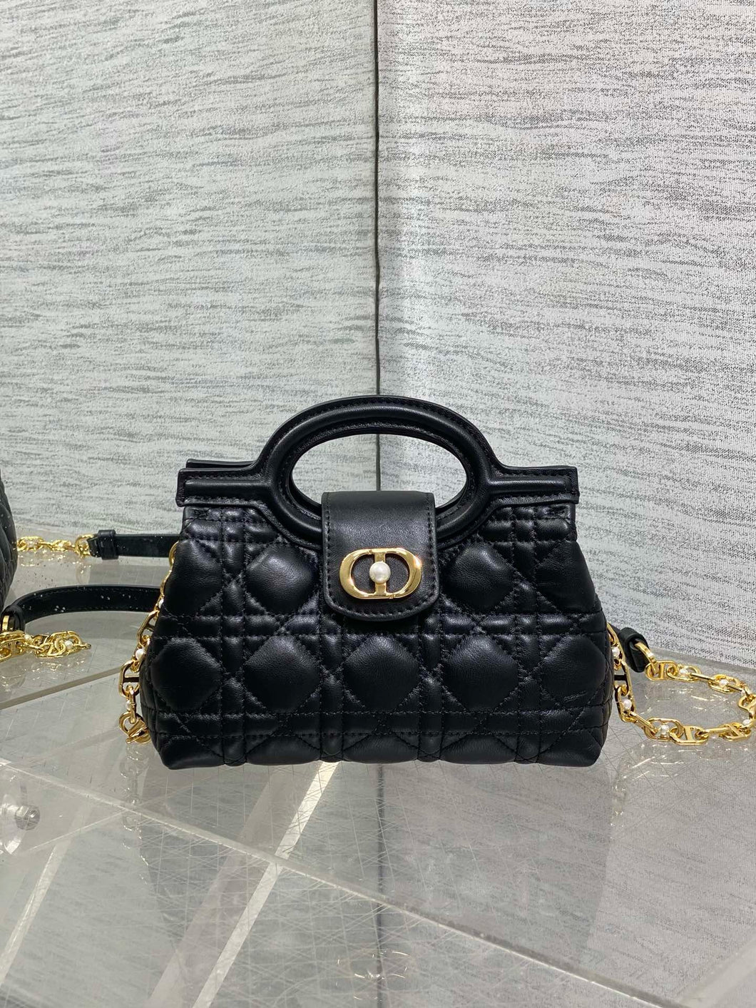 DR583 Dior Jolie Top Handle Mini Bag /  7.5x5x3.5inches / HIGHEST QUALITY VERSION