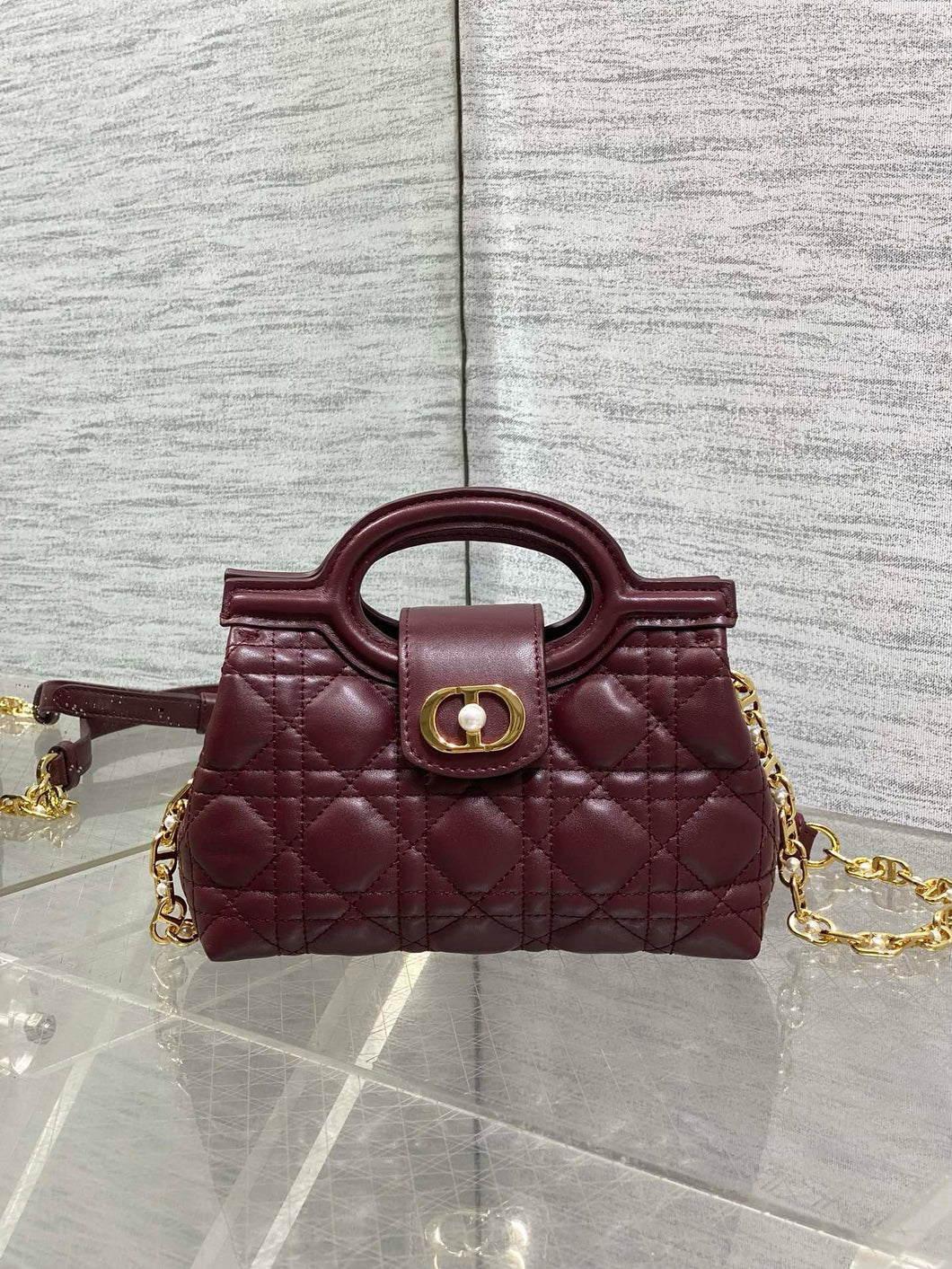 DR584 Dior Jolie Top Handle Mini Bag /  7.5x5x3.5inches / HIGHEST QUALITY VERSION