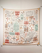 Load image into Gallery viewer, JW1437 LV x Takashi Murakami Monogram Multicolor Velvet-Blend Shawl / 135×135 cm

