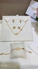 Load image into Gallery viewer, JW1441 Dior 26SS Gold-Tone CD Enamel Ladybug Necklace
