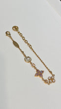 Load image into Gallery viewer, JW1443 LV 2026 Zirconia Floral Bracelet / Engraved Monogram
