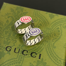 Load image into Gallery viewer, JW758 Interlocking G Enamel Ring
