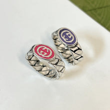 Load image into Gallery viewer, JW758 Interlocking G Enamel Ring
