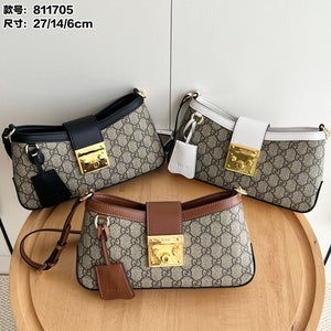 GC699 Padlock GG Small Shoulder Bag / 10.6x5.5x2.3inch