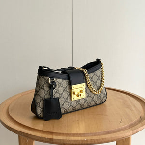 GC699 Padlock GG Small Shoulder Bag / 10.6x5.5x2.3inch