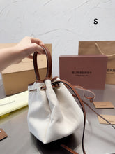 Load image into Gallery viewer, BUR114 Mini TB Bucket Bag / 6.5 x 4.3 x 7.3in
