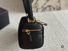 Load image into Gallery viewer, PD346 Re-Edition 2002 Re-Nylon &amp; Calfskin Shoulder Bag / 10.6x5.1x2inch
