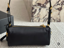 Load image into Gallery viewer, PD346 Re-Edition 2002 Re-Nylon &amp; Calfskin Shoulder Bag / 10.6x5.1x2inch
