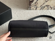 Load image into Gallery viewer, PD346 Re-Edition 2002 Re-Nylon &amp; Calfskin Shoulder Bag / 10.6x5.1x2inch
