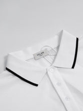 Load image into Gallery viewer, CLTH349 Celine Classic Polo Shirt in Cotton Piqué
