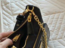 Load image into Gallery viewer, PD273 Re-Nylon and Brushed Leather Mini-bag / 8.6x7.6x2.3inch
