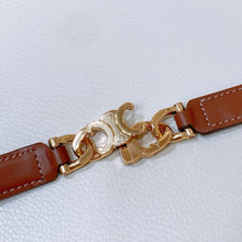 Load image into Gallery viewer, BL227 CL SMALL GOURMETTE TRIOMPHE ADJUSTABLE BELT / 18mm
