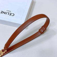 Load image into Gallery viewer, BL227 CL SMALL GOURMETTE TRIOMPHE ADJUSTABLE BELT / 18mm
