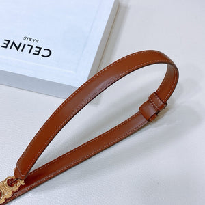 BL227 CL SMALL GOURMETTE TRIOMPHE ADJUSTABLE BELT / 18mm