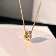 Load image into Gallery viewer, JW1450 Cartier Trinity-Style Triple Ring Necklace
