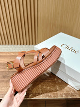 Load image into Gallery viewer, SE1622 Chloé Nama Wedge Sandal / Size5-10
