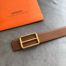 Load image into Gallery viewer, BL275 Hermes Double-Sided Togo Leather Belt / 38mm
