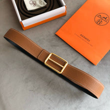 Load image into Gallery viewer, BL275 Hermes Double-Sided Togo Leather Belt / 38mm
