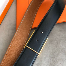 Load image into Gallery viewer, BL275 Hermes Double-Sided Togo Leather Belt / 38mm
