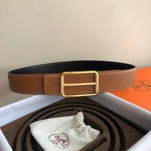 Load image into Gallery viewer, BL275 Hermes Double-Sided Togo Leather Belt / 38mm
