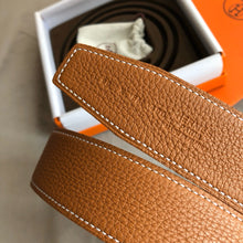 Load image into Gallery viewer, BL275 Hermes Double-Sided Togo Leather Belt / 38mm
