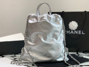 CC719 CHANEL 22 Backpack / HIGHEST QUALITY VERSION / 13.3 × 11.3 × 3.1 in