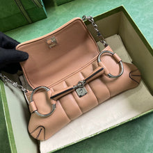 Load image into Gallery viewer, GC590G Gucci Horsebit Chain Small Shoulder Bag / HIGHEST QUALITY VERSION / 10.6&quot;W x 4.5&quot;H x 2&quot;D
