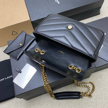 Load image into Gallery viewer, YSK444 LOULOU Small in MATELASSÉ Lambskin / 9.4" x 5.5" x 2.4"/HIGHEST QUALITY VERSION
