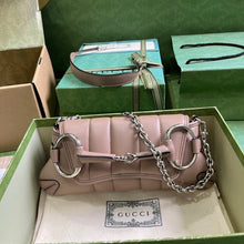 Load image into Gallery viewer, GC593 Gucci Horsebit Chain Small Shoulder Bag / HIGHEST QUALITY VERSION / 10.6&quot;W x 4.5&quot;H x 2&quot;D
