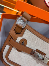 Load image into Gallery viewer, HM208 Hermes Mini Jypsiere Canvas/ HIGHEST QUALITY VERSION / 23×17×5cm
