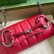 Load image into Gallery viewer, GC593 Gucci Horsebit Chain Small Shoulder Bag / HIGHEST QUALITY VERSION / 10.6&quot;W x 4.5&quot;H x 2&quot;D
