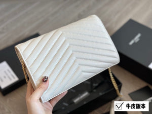 YSK405 Classic Cassandre Chain Wallet / 8.9 x 5.5 x 1.6 INCHES