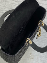 Load image into Gallery viewer, DR589 Large Lady Dior Bag / 12.5 x 10 x 4.5 inches / HIGHEST QUALITY VERSION
