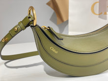 Load image into Gallery viewer, CLE014 Banana Cross-body Bag in Grained Leather / 8.7x3.9inch / HIGHEST QUALITY VERSION
