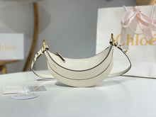 Load image into Gallery viewer, CLE014 Banana Cross-body Bag in Grained Leather / 8.7x3.9inch / HIGHEST QUALITY VERSION
