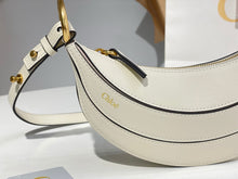 Load image into Gallery viewer, CLE016 Banana Cross-body Bag in Grained Leather / 8.7x3.9inch / HIGHEST QUALITY VERSION

