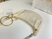 Load image into Gallery viewer, CLE018 Small Bracelet Hobo Bag in Grained Leather / 12.6x5.5x3.9inch / HIGHEST QUALITY VERSION
