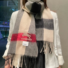 Load image into Gallery viewer, JW1455 Burberry Men's Cashmere Scarf / 32×180cm
