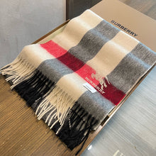 Load image into Gallery viewer, JW1455 Burberry Men's Cashmere Scarf / 32×180cm
