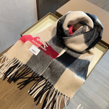 Load image into Gallery viewer, JW1455 Burberry Men's Cashmere Scarf / 32×180cm

