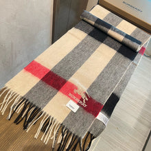Load image into Gallery viewer, JW1455 Burberry Men's Cashmere Scarf / 32×180cm
