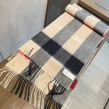 Load image into Gallery viewer, JW1455 Burberry Men's Cashmere Scarf / 32×180cm
