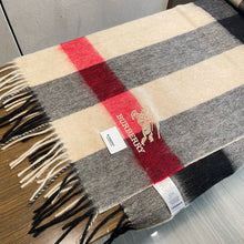 Load image into Gallery viewer, JW1455 Burberry Men's Cashmere Scarf / 32×180cm
