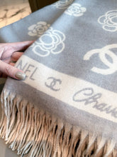 Load image into Gallery viewer, JW1456 Chanel Camellia Cashmere Scarf 2026 New
