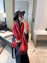 Load image into Gallery viewer, JW1456 Chanel Camellia Cashmere Scarf 2026 New
