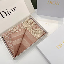 Load image into Gallery viewer, JW1457 Dior Oblique Double-Sided Cashmere Scarf / 45×200cm
