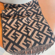 Load image into Gallery viewer, JW1459 Fendi FF Cashmere Scarf / 45×170cm
