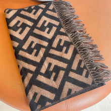 Load image into Gallery viewer, JW1459 Fendi FF Cashmere Scarf / 45×170cm
