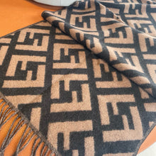Load image into Gallery viewer, JW1459 Fendi FF Cashmere Scarf / 45×170cm

