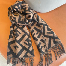 Load image into Gallery viewer, JW1459 Fendi FF Cashmere Scarf / 45×170cm
